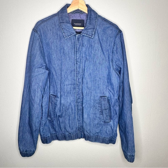 Scotch & Soda Amsterdams Blauw Denim Jacket - Picture 5 of 14